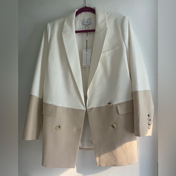 Something Navy Danielle Color Block Blazer - Picture 2 of 3